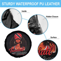 Trinidad and Tobago Afro Girl Spare Tire Cover Trini Black Queen Caribbean Pride Heritage Gift