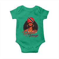 Trinidad and Tobago Afro Girl Baby Onesie Trini Black Queen Caribbean Pride Heritage Gift