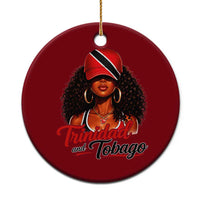 Trinidad and Tobago Afro Girl Ceramic Ornament Trini Black Queen Caribbean Pride Heritage Gift