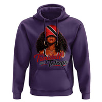 Trinidad and Tobago Afro Girl Hoodie Trini Black Queen Caribbean Pride Heritage Gift