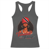 Trinidad and Tobago Afro Girl Racerback Tank Top Trini Black Queen Caribbean Pride Heritage Gift