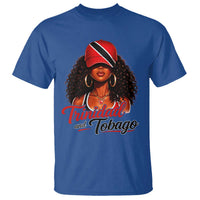 Trinidad and Tobago Afro Girl T Shirt Trini Black Queen Caribbean Pride Heritage Gift