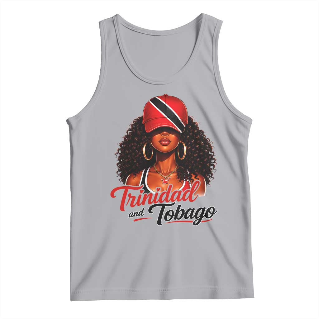 Trinidad and Tobago Afro Girl Tank Top Trini Black Queen Caribbean Pride Heritage Gift