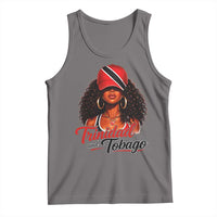 Trinidad and Tobago Afro Girl Tank Top Trini Black Queen Caribbean Pride Heritage Gift