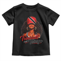 Trinidad and Tobago Afro Girl Toddler T Shirt Trini Black Queen Caribbean Pride Heritage Gift