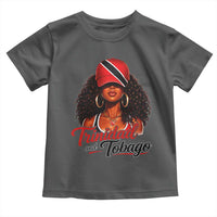 Trinidad and Tobago Afro Girl Toddler T Shirt Trini Black Queen Caribbean Pride Heritage Gift