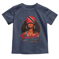 Trinidad and Tobago Afro Girl Toddler T Shirt Trini Black Queen Caribbean Pride Heritage Gift