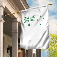 Green Australian Flag Garden Flag Australia Patriotic Country Pride Monochrome Minimalist Graphic