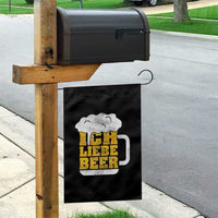 Oktoberfest Drinking Garden Flag Ich Liebe Bier Octoberfest German - Wonder Print Shop