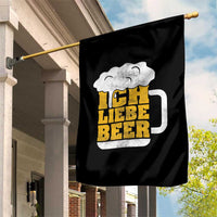 Oktoberfest Drinking Garden Flag Ich Liebe Bier Octoberfest German - Wonder Print Shop
