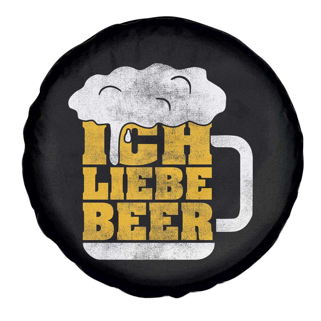 Oktoberfest Drinking Spare Tire Cover Ich Liebe Bier Octoberfest German - Wonder Print Shop