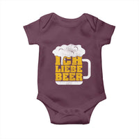 Oktoberfest Drinking Baby Onesie Ich Liebe Bier Octoberfest German - Wonder Print Shop