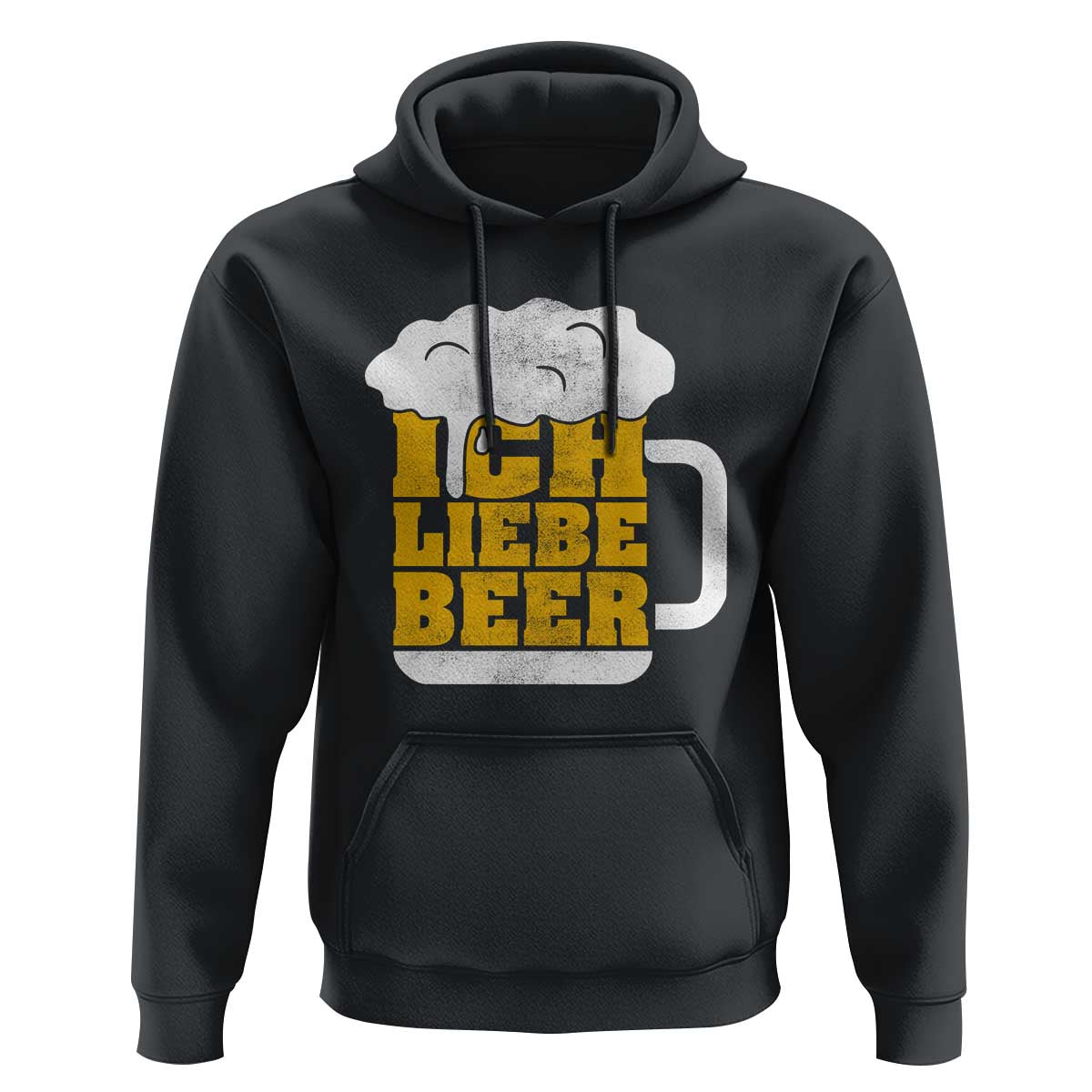 Oktoberfest Drinking Hoodie Ich Liebe Bier Octoberfest German - Wonder Print Shop