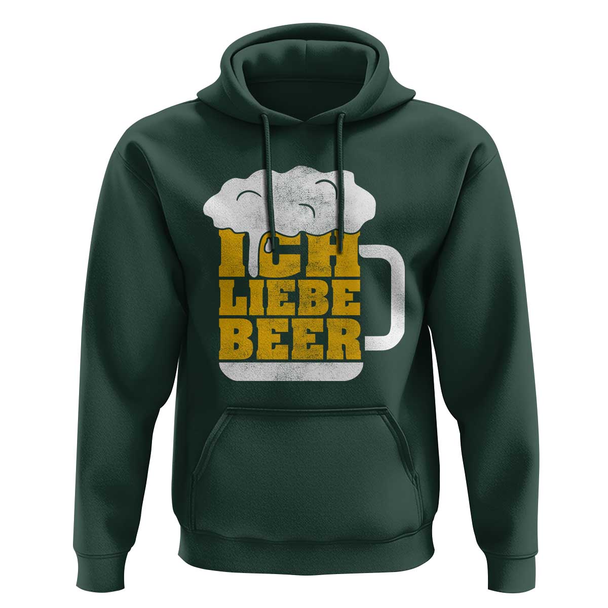 Oktoberfest Drinking Hoodie Ich Liebe Bier Octoberfest German - Wonder Print Shop