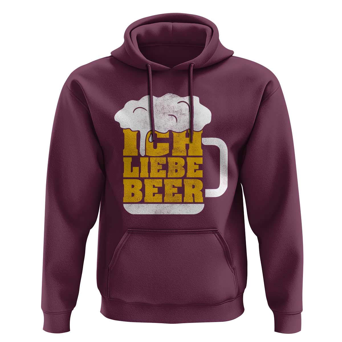 Oktoberfest Drinking Hoodie Ich Liebe Bier Octoberfest German - Wonder Print Shop