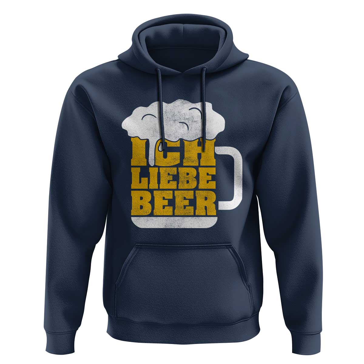 Oktoberfest Drinking Hoodie Ich Liebe Bier Octoberfest German - Wonder Print Shop