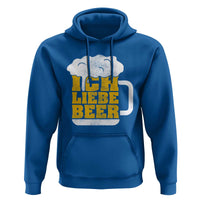 Oktoberfest Drinking Hoodie Ich Liebe Bier Octoberfest German - Wonder Print Shop