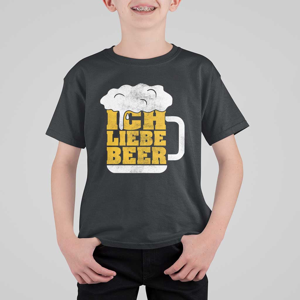 Oktoberfest Drinking T Shirt For Kid Ich Liebe Bier Octoberfest German - Wonder Print Shop