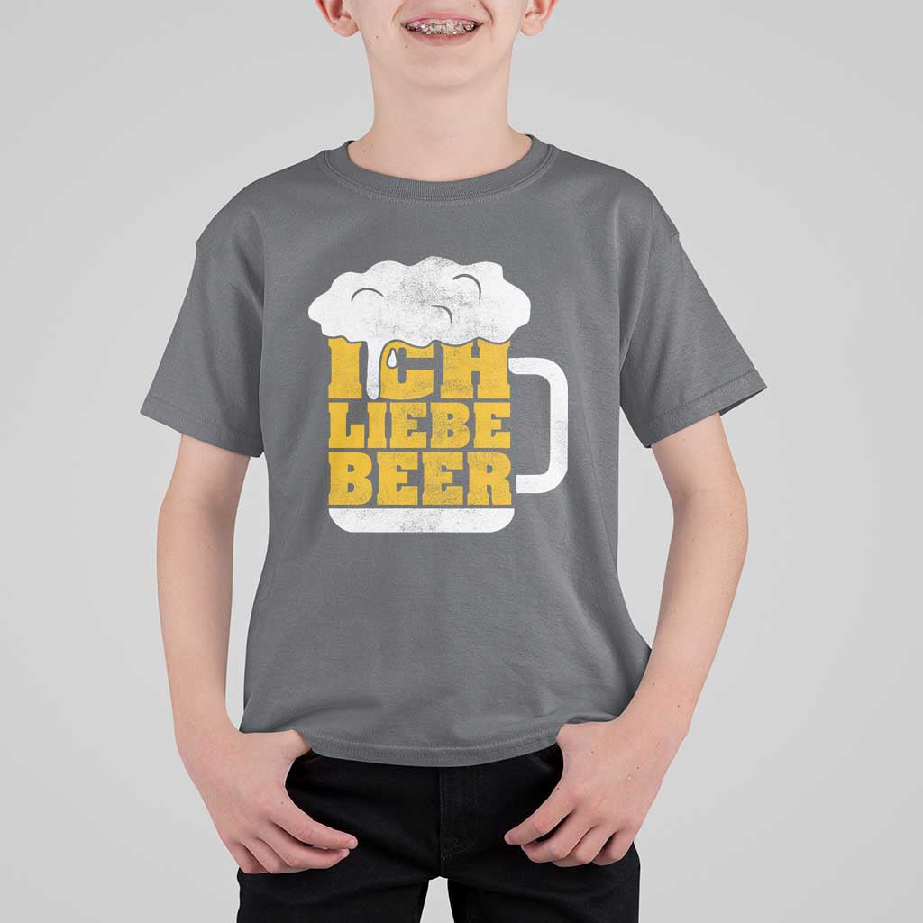 Oktoberfest Drinking T Shirt For Kid Ich Liebe Bier Octoberfest German - Wonder Print Shop