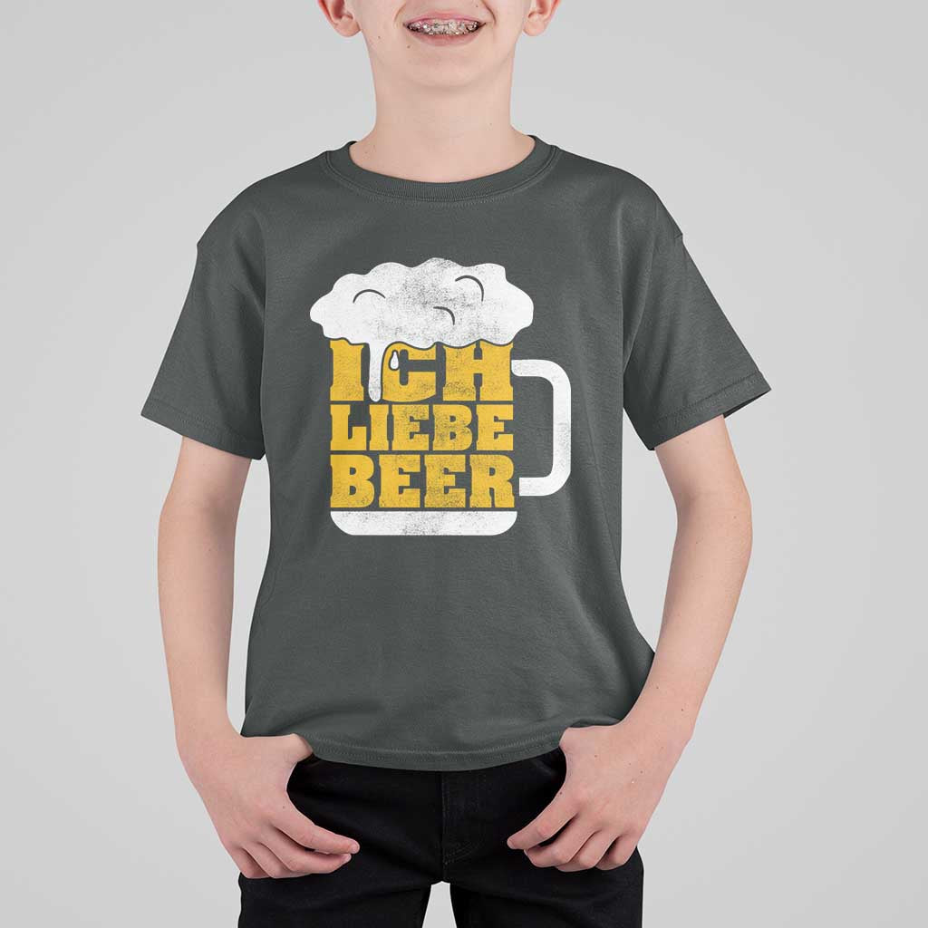 Oktoberfest Drinking T Shirt For Kid Ich Liebe Bier Octoberfest German - Wonder Print Shop