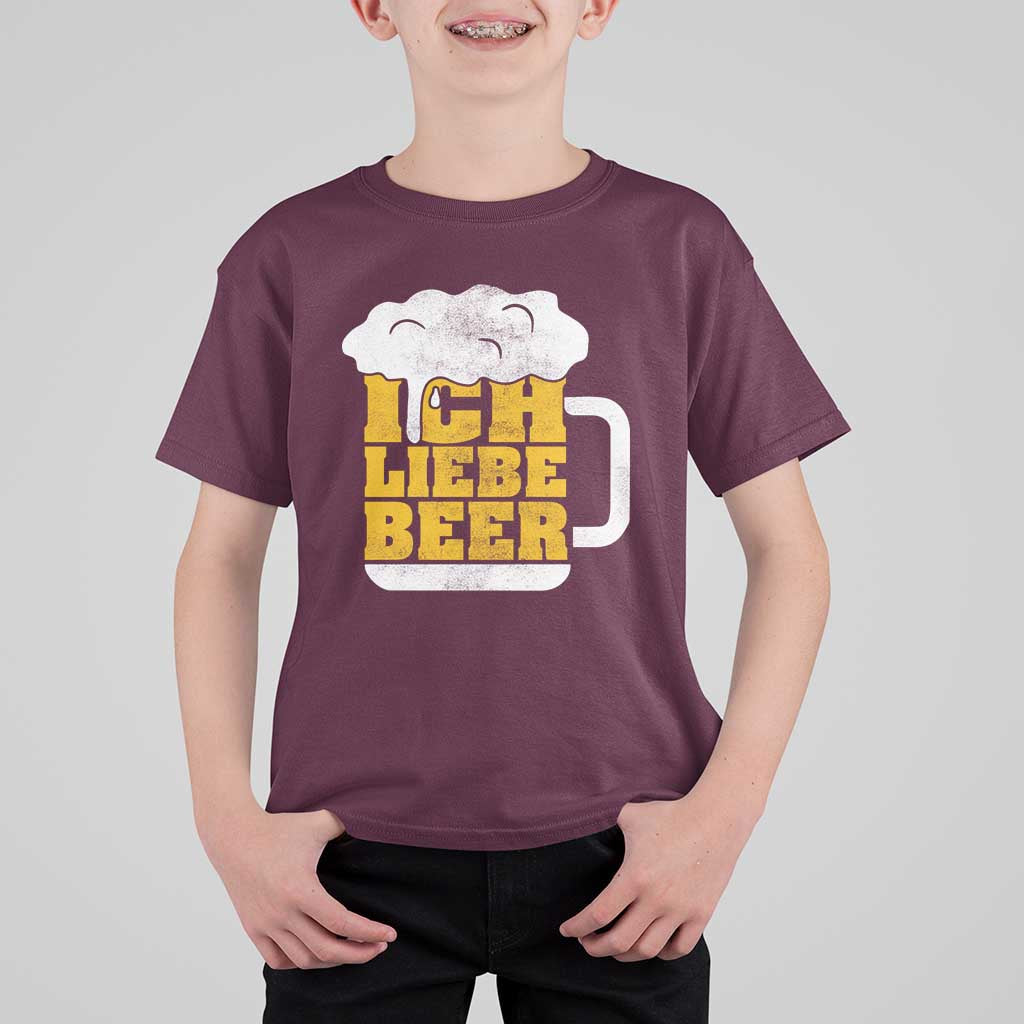 Oktoberfest Drinking T Shirt For Kid Ich Liebe Bier Octoberfest German - Wonder Print Shop