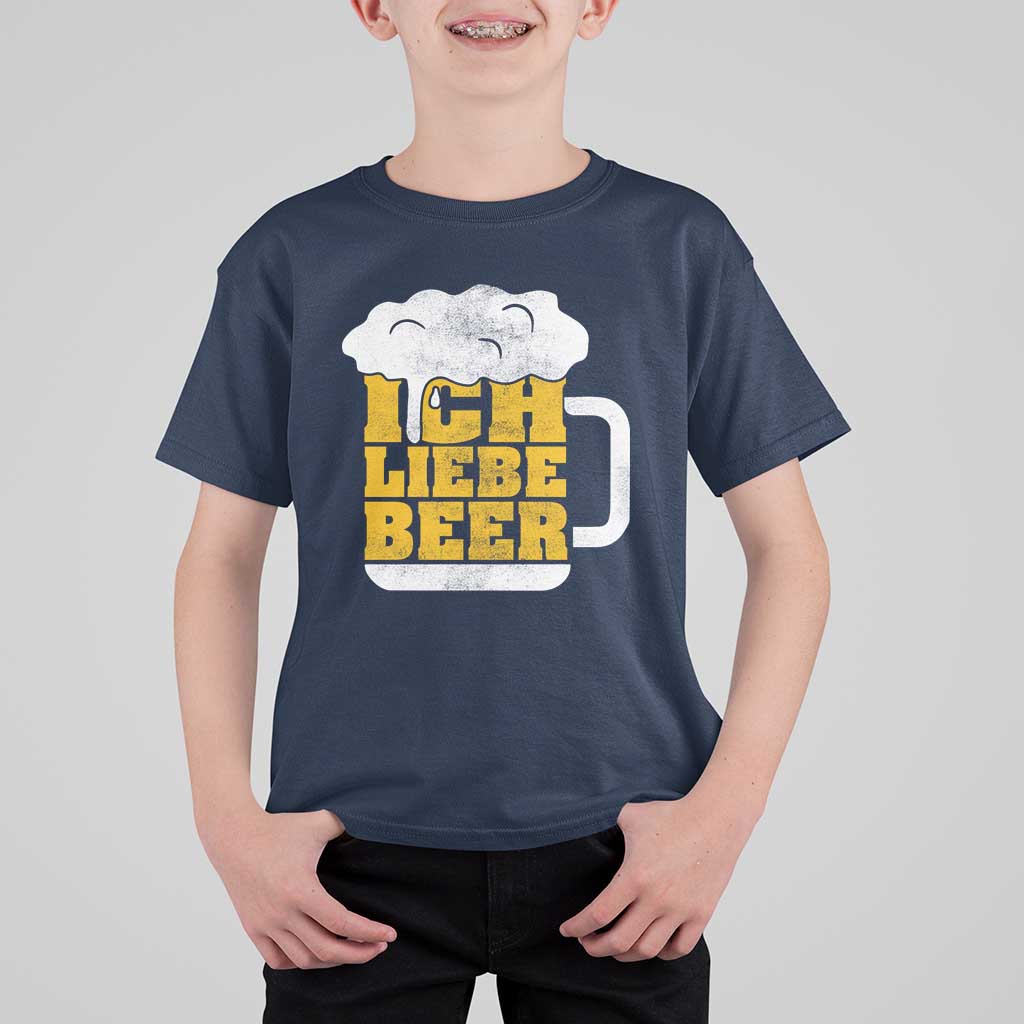 Oktoberfest Drinking T Shirt For Kid Ich Liebe Bier Octoberfest German - Wonder Print Shop