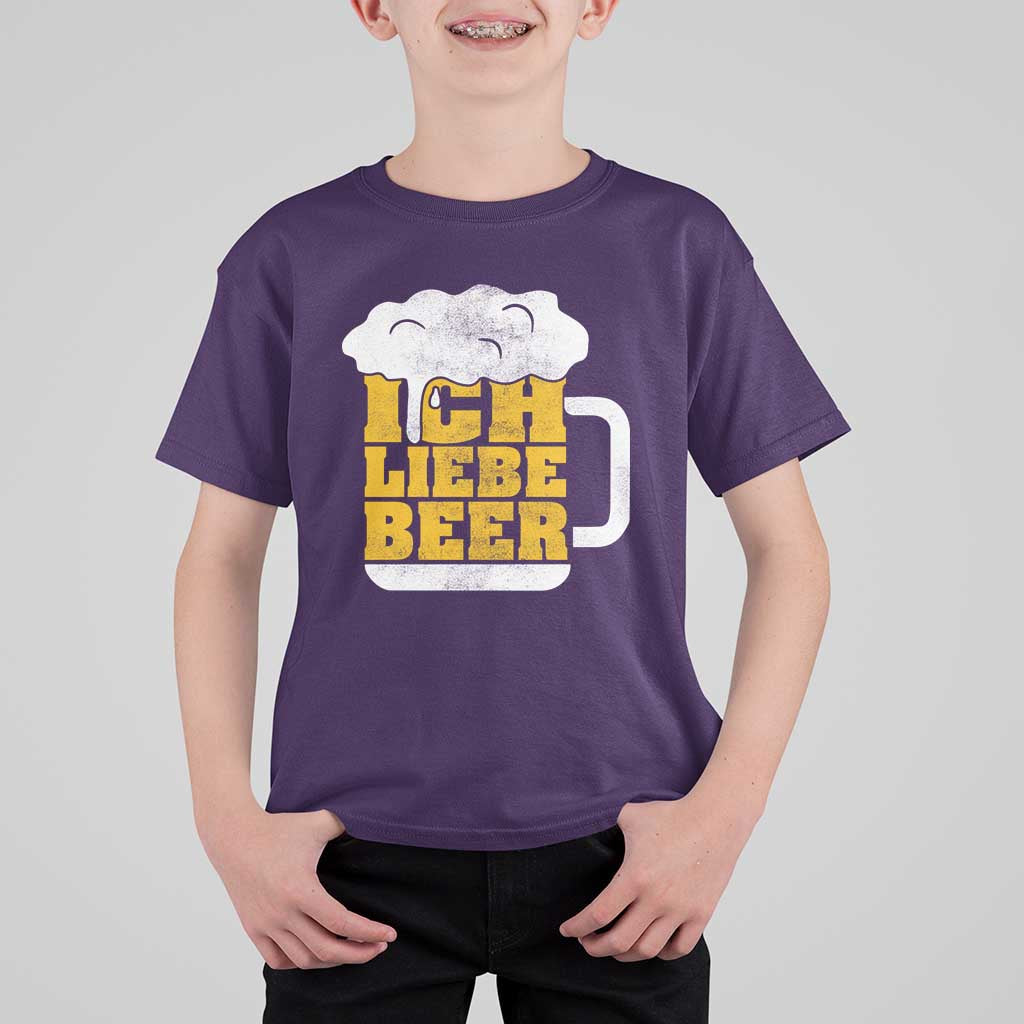 Oktoberfest Drinking T Shirt For Kid Ich Liebe Bier Octoberfest German - Wonder Print Shop