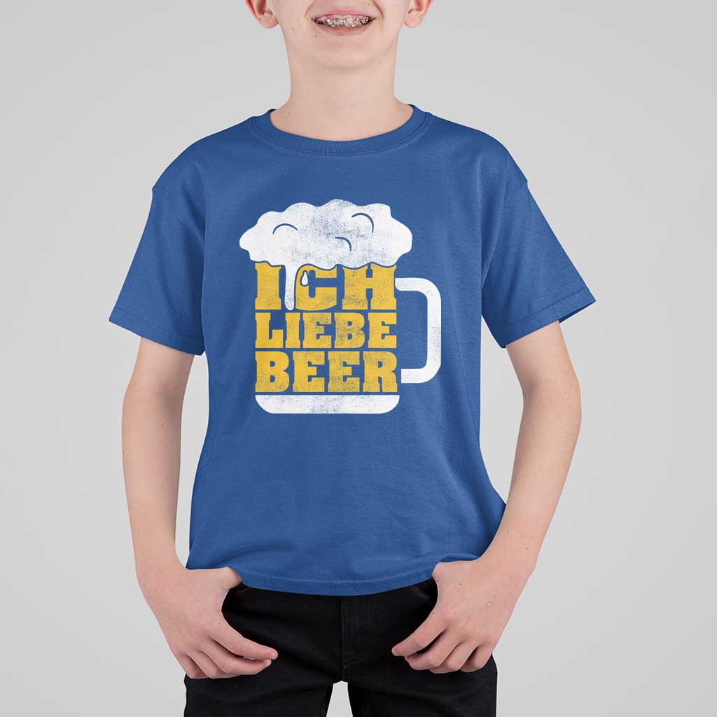 Oktoberfest Drinking T Shirt For Kid Ich Liebe Bier Octoberfest German - Wonder Print Shop