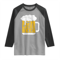 Oktoberfest Drinking Raglan Shirt Ich Liebe Bier Octoberfest German - Wonder Print Shop