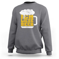 Oktoberfest Drinking Sweatshirt Ich Liebe Bier Octoberfest German - Wonder Print Shop