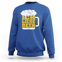 Oktoberfest Drinking Sweatshirt Ich Liebe Bier Octoberfest German - Wonder Print Shop