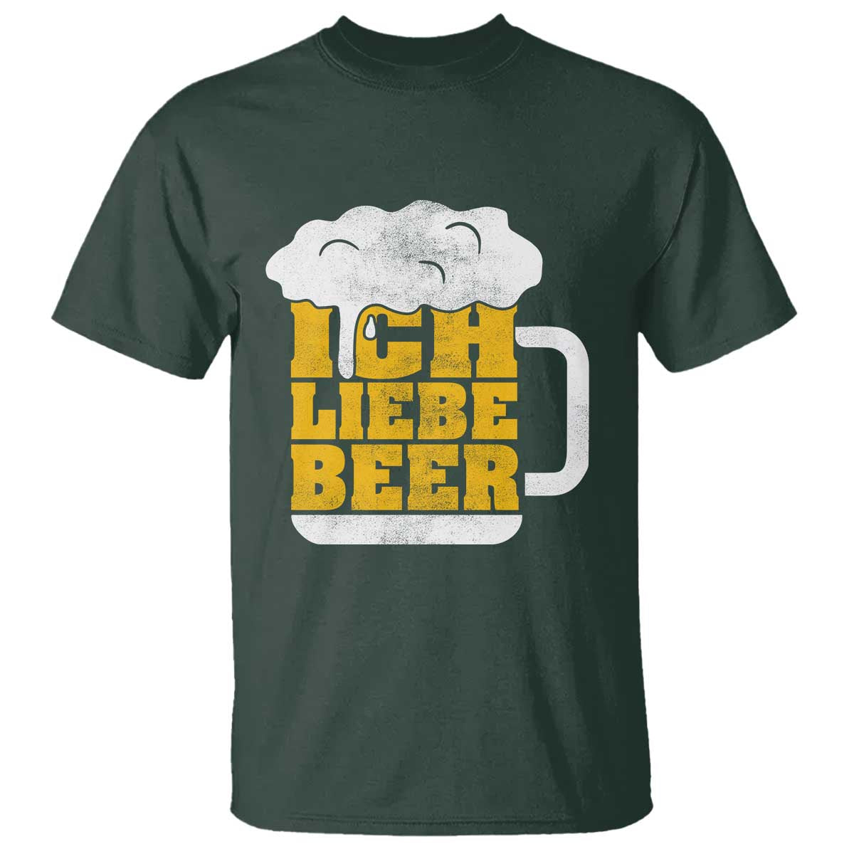 Oktoberfest Drinking T Shirt Ich Liebe Bier Octoberfest German - Wonder Print Shop