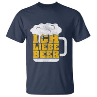 Oktoberfest Drinking T Shirt Ich Liebe Bier Octoberfest German - Wonder Print Shop