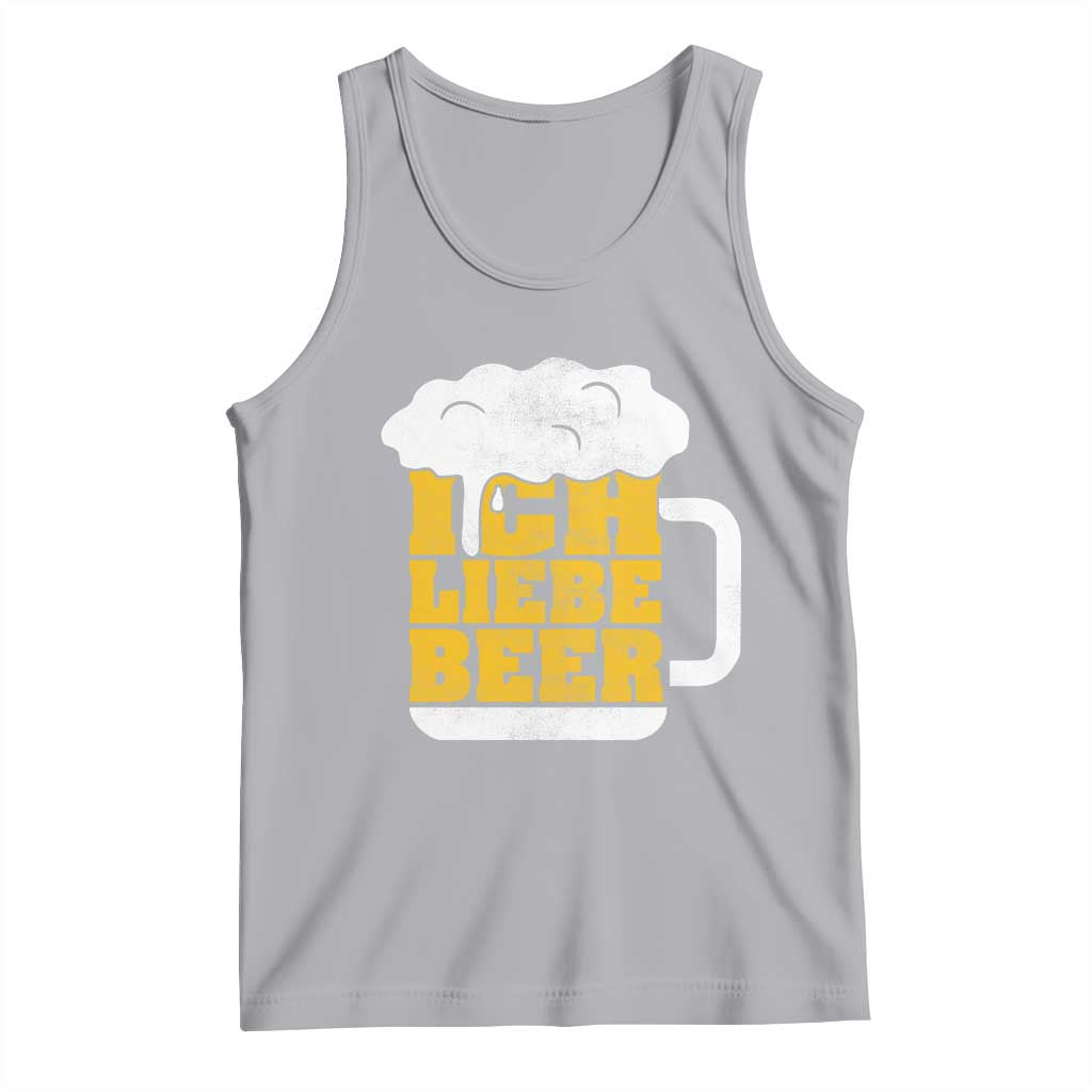 Oktoberfest Drinking Tank Top Ich Liebe Bier Octoberfest German - Wonder Print Shop
