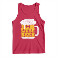 Oktoberfest Drinking Tank Top Ich Liebe Bier Octoberfest German - Wonder Print Shop