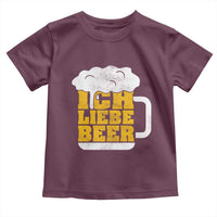 Oktoberfest Drinking Toddler T Shirt Ich Liebe Bier Octoberfest German - Wonder Print Shop