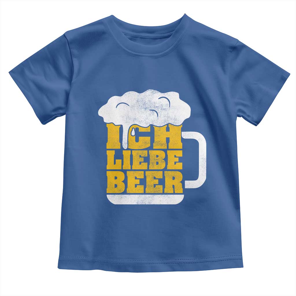 Oktoberfest Drinking Toddler T Shirt Ich Liebe Bier Octoberfest German - Wonder Print Shop