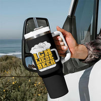 Oktoberfest Drinking Tumbler With Handle Ich Liebe Bier Octoberfest German - Wonder Print Shop