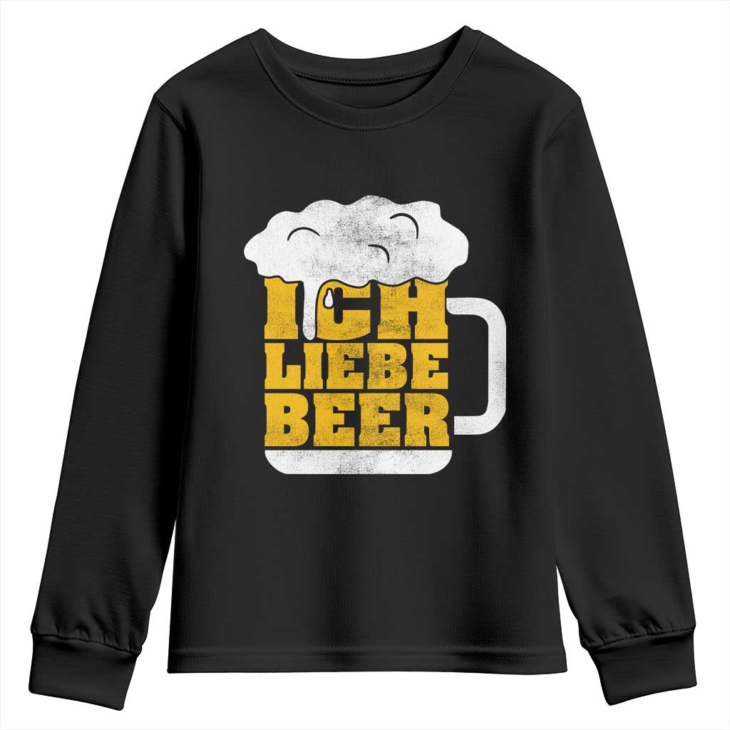 Oktoberfest Drinking Youth Sweatshirt Ich Liebe Bier Octoberfest German - Wonder Print Shop
