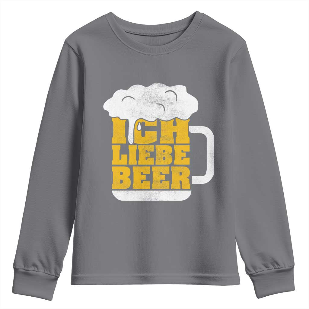 Oktoberfest Drinking Youth Sweatshirt Ich Liebe Bier Octoberfest German - Wonder Print Shop