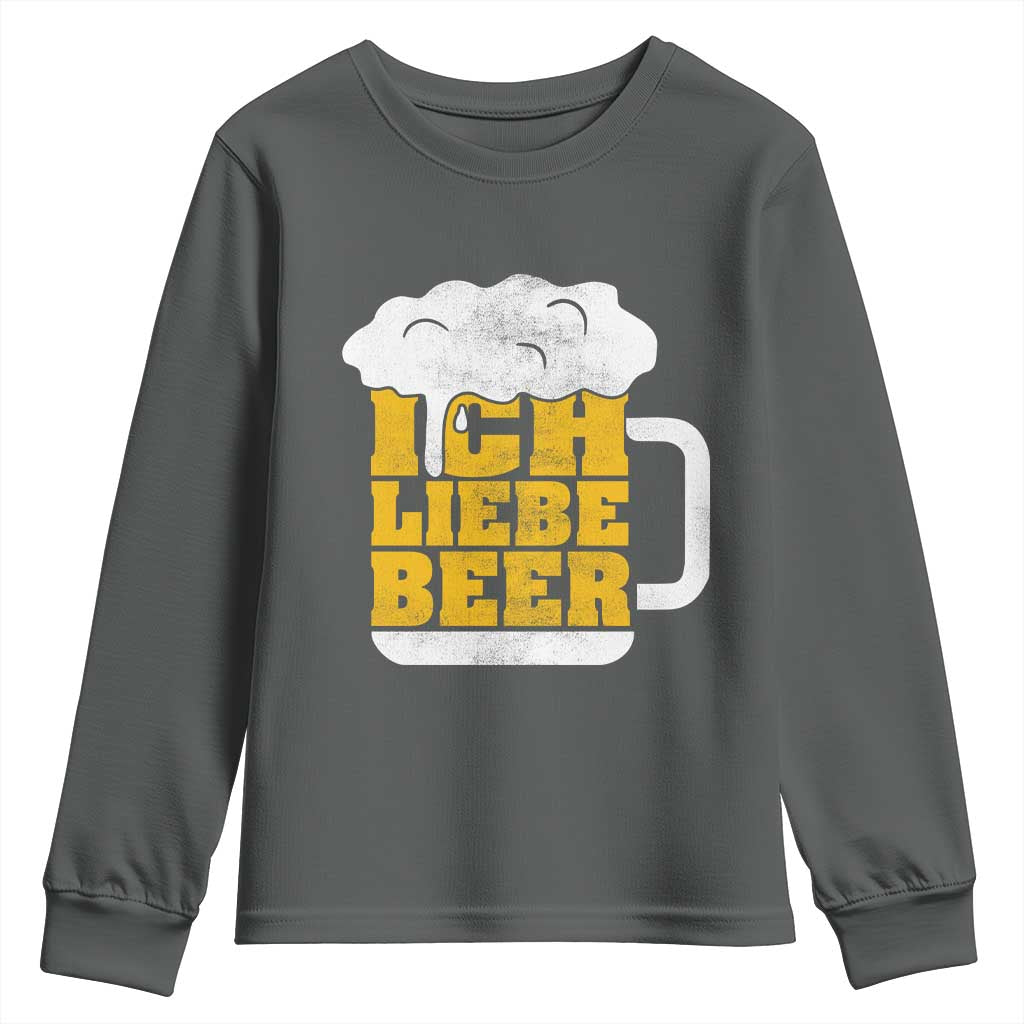 Oktoberfest Drinking Youth Sweatshirt Ich Liebe Bier Octoberfest German - Wonder Print Shop