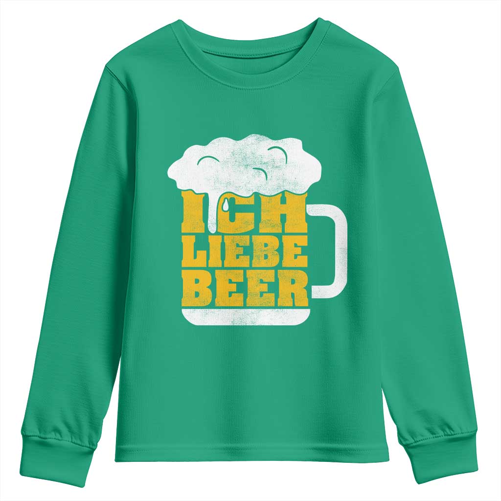 Oktoberfest Drinking Youth Sweatshirt Ich Liebe Bier Octoberfest German - Wonder Print Shop