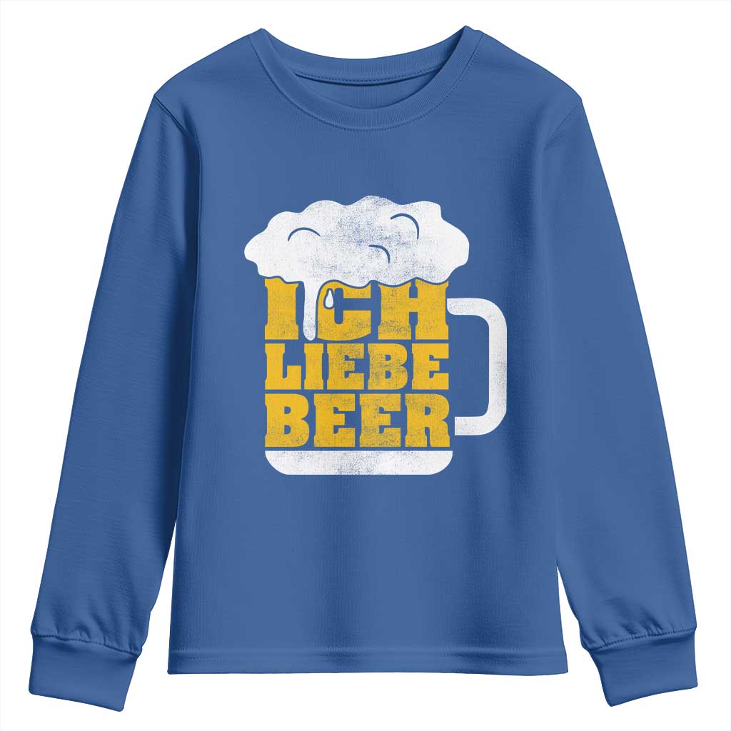Oktoberfest Drinking Youth Sweatshirt Ich Liebe Bier Octoberfest German - Wonder Print Shop
