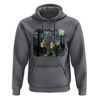 Funny Oktoberfest Bigfoot Hoodie Starry Night German Sasquatch Beer Lederhose - Wonder Print Shop
