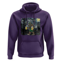 Funny Oktoberfest Bigfoot Hoodie Starry Night German Sasquatch Beer Lederhose - Wonder Print Shop