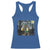 Funny Oktoberfest Bigfoot Racerback Tank Top Starry Night German Sasquatch Beer Lederhose - Wonder Print Shop