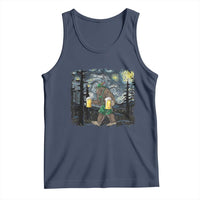 Funny Oktoberfest Bigfoot Tank Top Starry Night German Sasquatch Beer Lederhose - Wonder Print Shop