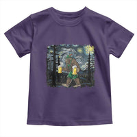 Funny Oktoberfest Bigfoot Toddler T Shirt Starry Night German Sasquatch Beer Lederhose - Wonder Print Shop
