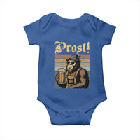 Oktoberfest Bigfoot Baby Onesie Vintage German Sasquatch Drinking Prost Lederhose - Wonder Print Shop