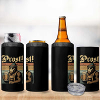Oktoberfest Bigfoot 4 in 1 Can Cooler Tumbler Vintage German Sasquatch Drinking Prost Lederhose - Wonder Print Shop